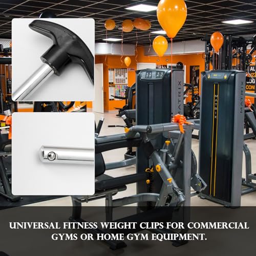 2 Pcs Weight Stack Pin, Gym Pin Tensile 3/8 Inch Diameter 4.4 Inch