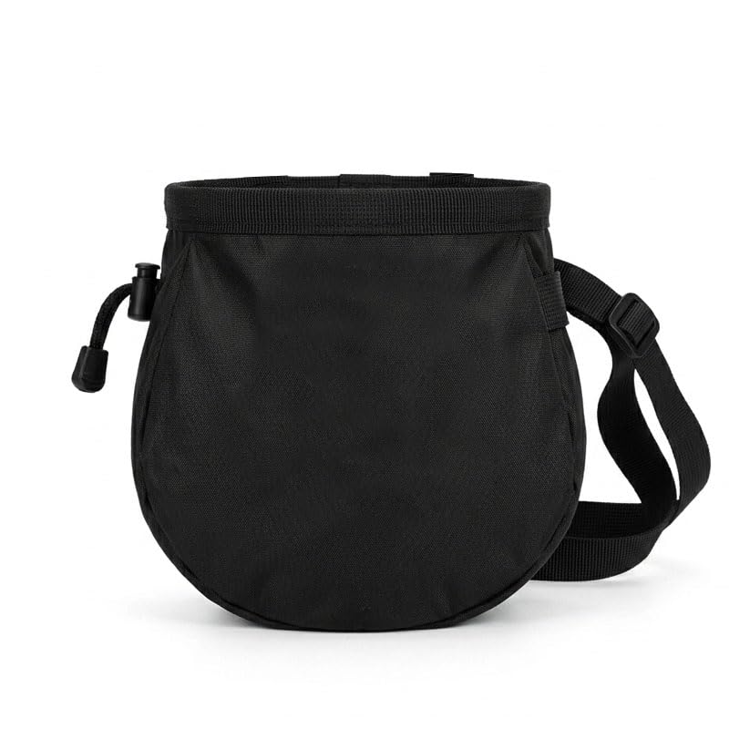Chalk Bag for Rock Climbing, Bouldering Chalk Bag with Adjustable Belt & Pocket for Gymnastics, Gym, Cross Training, Weightlifting