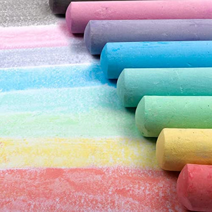 feela 168 Pack Sidewalk Chalk, Sidewalk Chalk Set For Kids Jumbo Chalk Bulk, Great for Kids Family, Paint on Sidewalk Wall School Driveway Blackboard Street Playground, 14 Colors - color: 168 pack