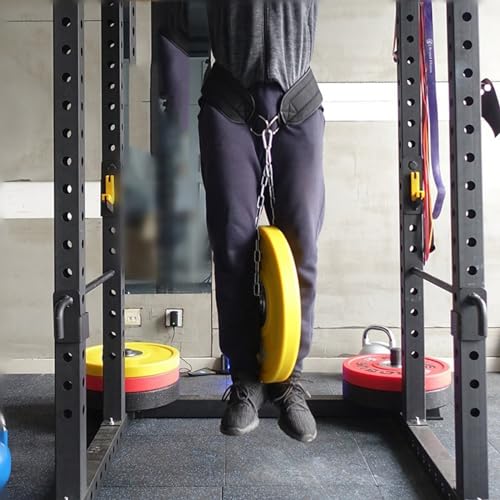 Dipping Belt with Chain Weighted Dip with Steel for Pullups Gym Workout Lifting Fitness