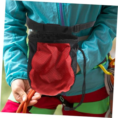 Material Chalk Bag One-Hand Open Climbing Chalk Pouch for Boys and Girls Adults
