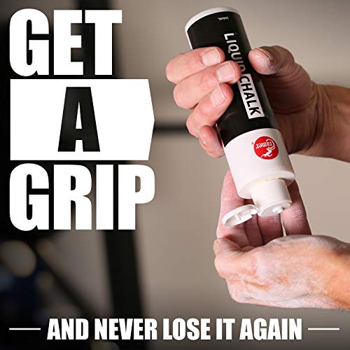Cramer Liquid Gym Chalk, 200mL (6.76oz), Bottle of Liquid Grip Solution for Improving Grip During Weightlifting, Power Lifting, Gymnastics, Pole Fitness, & Rock Climbing, Less Messy Than Block Chalk - style: 200ML Liquid Chalk