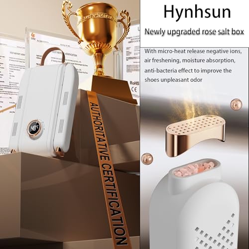 Boot Dryer for Work Boots，Shoe Dryer with Heat Blower， Shoe Dryers for Sneakers, Doubles as Glove, Helmet & Boxing Glove Dryer- Helps Reduce Odor(white)