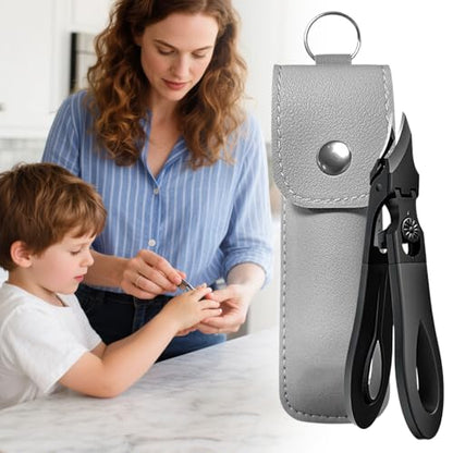 Eagle Beak Nail Clippers | Angled Nail Toenail Cutter | Anti-Splash Trimmer for Grooming Seniors Ingrown Adults Women Men Athletes Daily Manicure Pedicure Fingernail