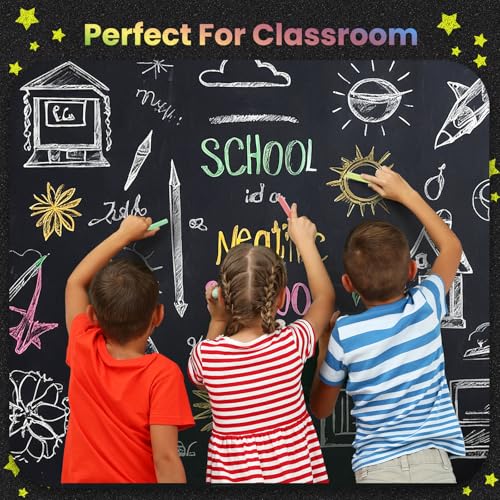 Ellinjan 432 Count Chalk Set for Kids, Non-Toxic Mini Chalk Bulk for Chalkboard, Back to School Supplies, Goody Bag Fillers, Classroom Prizes Gifts for Boys Girls, Easter Basket Stuffers (36 Boxes)
