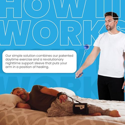 Dr. Carroll’s ShoulderReliever System - Physician-Developed Solution For Shoulder Pain Relief & Health - Relieve Bursitis, Reduce Impingement, Heal Frozen Shoulder - Rotator Cuff Tear Rehabilitation