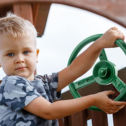 6 Pack Plastic Swingset Ship Wheel Playground Steering Wheel Steering Wheel Toys for Kids Boys Girls Playhouse Treehouse Playground - color: Color Set 3