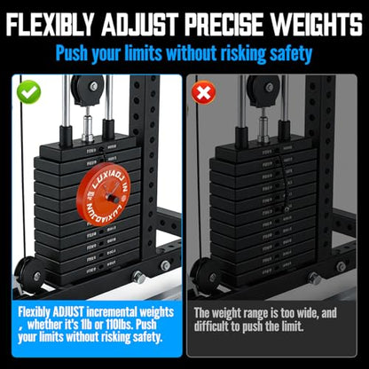 Reinforced Weight Stack Pin 132Lbs & 110Lbs Capacity – Fits Home/Commercial Gyms – Universal Gym Equipment Accessory for Weight Stacks, Smith Machines & Fitness Rigs - size: Dia:8mm Length:110mm