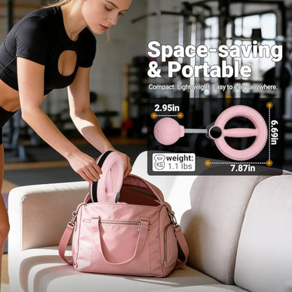 Arm Workout Equipment, 360° Shoulder Reliever Ball Swing, Upper Body Workout Equipment Rotating Cordless Battle Rope Arm Trainer for Forearm, Chest, Shoulder & Wrist Strength for Men & Women - Pink - style: Pink