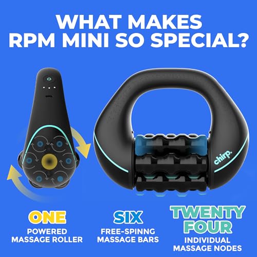 Chirp RPM Mini Rolling Percussive Massager, Deep Tissue Muscle Roller - style: RPM Mini