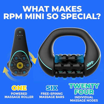 Chirp RPM Mini Rolling Percussive Massager, Deep Tissue Muscle Roller - style: RPM Mini