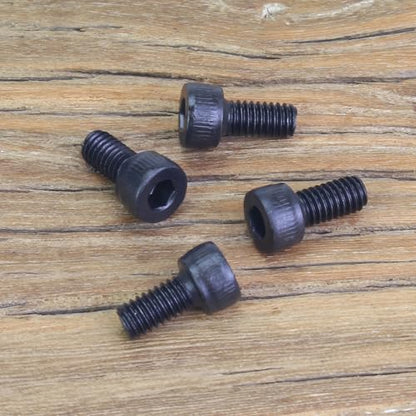 105 Pieces M4 x 8mm Socket Head Cap Screws, Thread Pitch 0.7mm, Sutemribor M4 Black Screws, 12.9 Grade Alloy Steel, Black Oxide Finish, Fully Threaded - size: M4 x 8mm, style: Socket Head