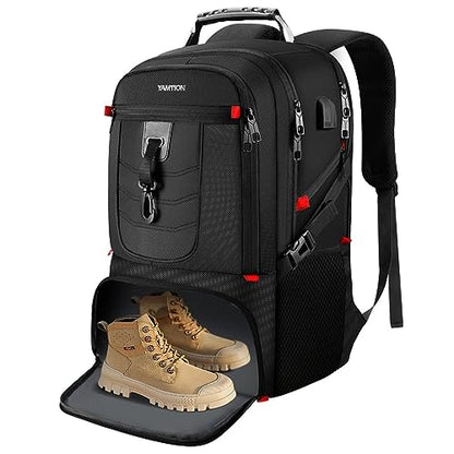 Boy School Backpack with Shoe Compartment,Gym Backpack with 17.3 inch Laptop Compartment for Men Women,Teens Bookbag College Student Travel Mochilas Escolares para Adolescentes - size: 17.3in