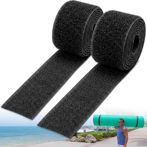 Lily Pad Floating Mat Storage Straps | Touch Fastener, 2-Pack | Touch Fastener Storage Straps for Lily Pad Floating Mats, 2-Pack, Keeps Mat Rolled Up for Easy Storage & Transport - color: Straps (Buckle)