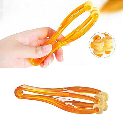 eyxformula 2 Finger Massager Roller & 5 Acupressure Rings - Arthritis Pain Relief & Trigger Finger Therapy Tool - Manual Hand Circulation Massagers for Carpal Tunnel, Rock Climbing Recovery & Gifts