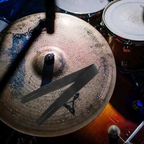 1pc Cymbal Strap Black Cymbal Accessory for Enhanced Grip and Stability Lightweight Design for Easy Use for Musicians and Drummers