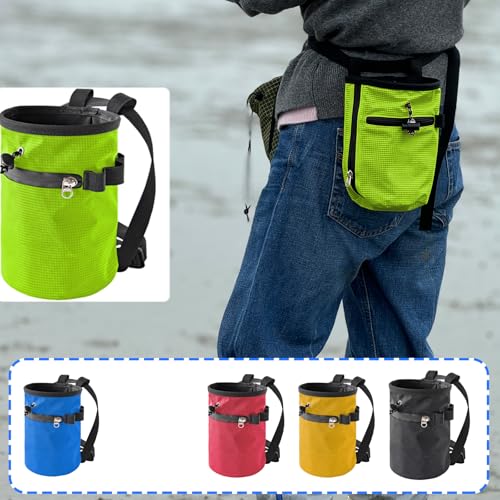 Rock Climbing Chalk Bag Waterproofs Chalk Bag Bouldering Bucket for Rock Climbing Weight Lifting Magnesia Powder - color: Better color