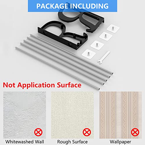 Wall Shoe Rack for RV Shoe Storage, 3 Pack Wall Mounted Shoe Rack with Sticky Hanging Mounts for Camper Small Space Shoe Holder for Door Shoes Organization Shelf No Drilling - style: 3 Pack