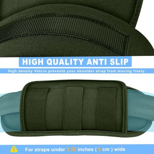 ZINZ 2-Pack Tactical Shoulder Pad, Ultra-Thick Comfort Cushion for Vest Straps, Backpacks, Breathable & Shock-Absorbing,Army Green - color: Army Green