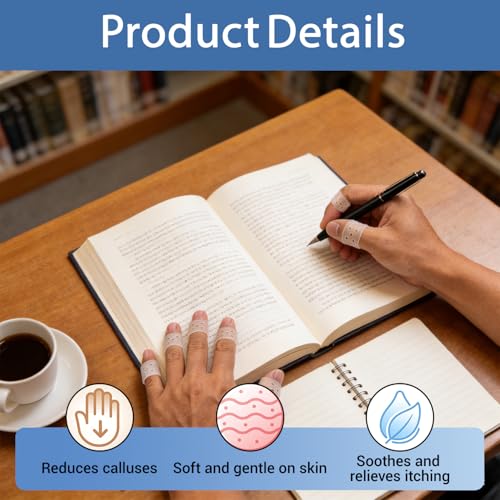 Silicone Finger Callus Protectors, Anti-Skin Picking Prevention Finger Cot Covers, Finger Caps for Dermatillomania & Cuticle, Reusable for Writing Sports & DIY Activites,10 Pcs | stop nail biting
