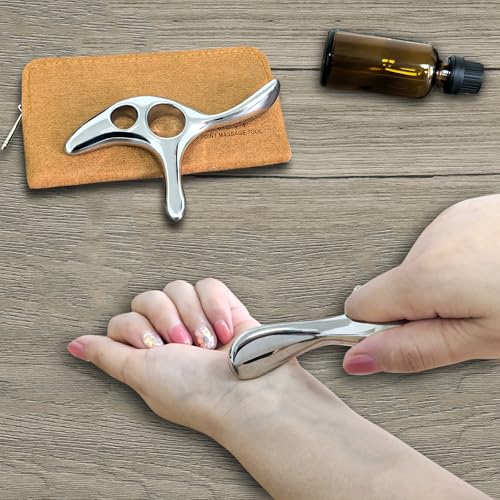 BYYDDIY Gua Sha Trigger Point Massage Tool & Muscle Scraper Tool -Thumb Protector,Deep Tissue Massage,Scraping Massage Tools (Ts) - style: TD