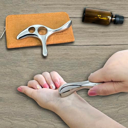 BYYDDIY Gua Sha Trigger Point Massage Tool & Muscle Scraper Tool -Thumb Protector,Deep Tissue Massage,Scraping Massage Tools (Ts) - style: TD
