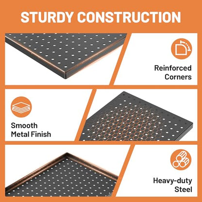 Ultrawall 4 Pack Metal Peg Board Panels with Hooks, Pegboard Wall Tool Organizer for Garage, 84pcs Peg Board with Accessories, 24"X12" - size: 4pack 24"X12"