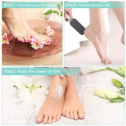 Professional Pedicure Foot File,Coarse/Fine Double Side and Reusable Stainless Steel Cracked Skin Corns Callus Remover Feet Rasp - size: Coarse/Fine Double Side