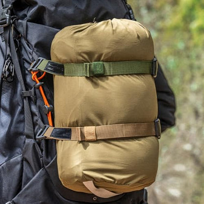 Quickly Detaches Lashing Strap Durability Outdoor Gears Attachments for Backpacks Expansion - color: Military Green