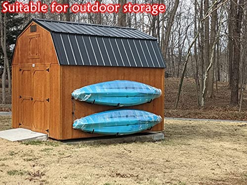 Kayak Storage Racks, Wall Mount Garage Storage Hooks for Kayaks, SUP, Paddle Boards and Surfboards, Heavy Duty Hangers - size: 15.5in-6 Pack