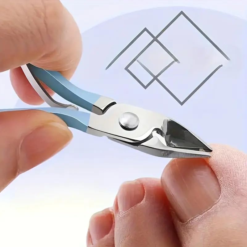 16pcs Nail Clippers Kit, Ultra Sharp Sturdy Fingernail Cutters, Professional Nail Clippers Pedicure Care Tools, Toenail Clipper Cutters for Men and Women Nail Trimmer,Luxury Gold Color,Blue - color: Blue