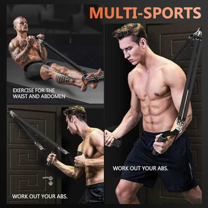Pedal Resistance Band Elastic Puller Multifunctional Tension Rope Equipment for Indoor Fitness