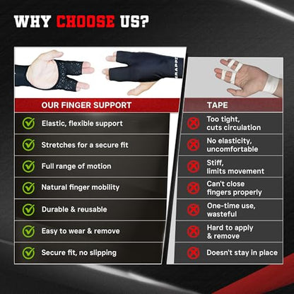 Finger Support Athletic Compression Gloves, Splint Alternative, Unisex XL | Athletic Buddy Tape & Trigger Finger Sleeve & Brace, Arthritis Pain Relief & Joint Stabilizer for All Sports - size: X-Large, style: Original Glove