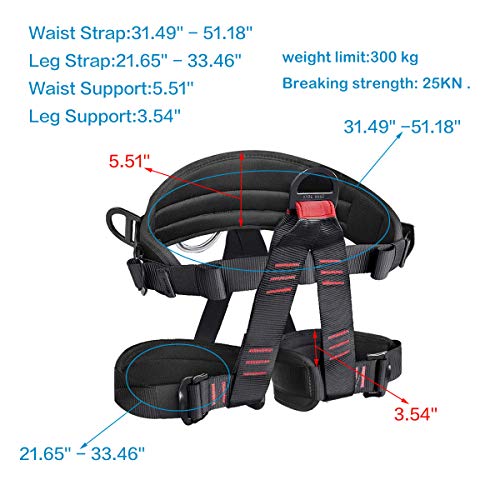 Climbing, Safety Safe Seat Belt for Outdoor Tree Climbing, Outward Band Expanding Training Large Size,Climbing Gear