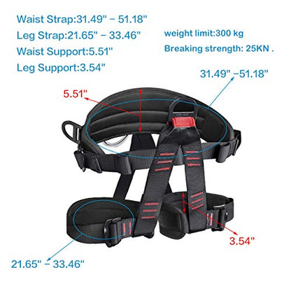 Climbing, Safety Safe Seat Belt for Outdoor Tree Climbing, Outward Band Expanding Training Large Size,Climbing Gear