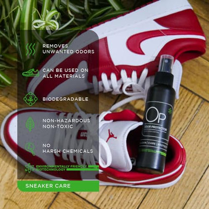 SNEAKER LAB Shoe Protector Spray - Perfect For Suede, Leather & Various Other Materials - style: Shoe Odor Protector