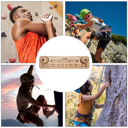 Wooden Hold Board Wall Climb Handle Frame Rock Climbing Pull Up Training | Climbing Wall Climb Handle Frame for Indoor Home Gym - color: A