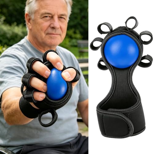Grip Strength Ball Grip Trainer Ball Tool | Hand Training Tool for Weightlifting Office Rock Climbing Home Fitness Gym Outdoor Workout - color: Blue