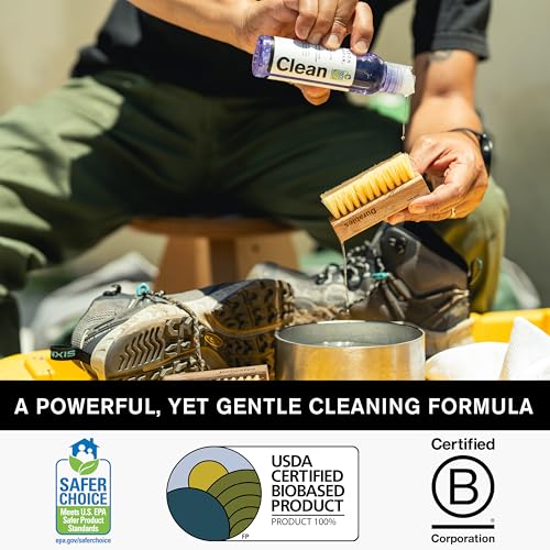 Jason Markk Essential Kit Shoe Cleaner & Microfiber Towels, 5-Piece Set, Deep Cleaning Solution, Durables Brush & 3 Pack Microfiber Towels, Sneaker Care, Ideal for Footwear