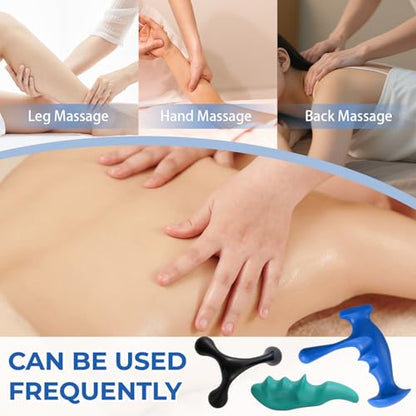 Thumb Saver Massage Tools,Manual Trigger Point Massage Tool for Full Body Deep Tissue Massage,Professional Pressure Reflexology Equipment for Massage Therapists (1* Thumb-Shaped Massager) - color: 1* Thumb-shaped Massager