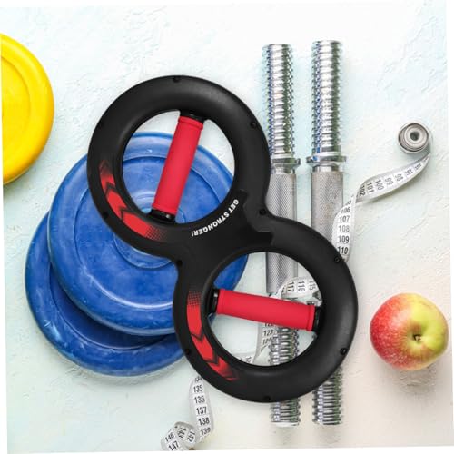 Strengthened Wrist Strength Trainer Red Hand Grip Device for Forearm Hand Exercise Multifunction Grip Strengthener for Climbers Weightlifters Training and Fitness Enthusiasts