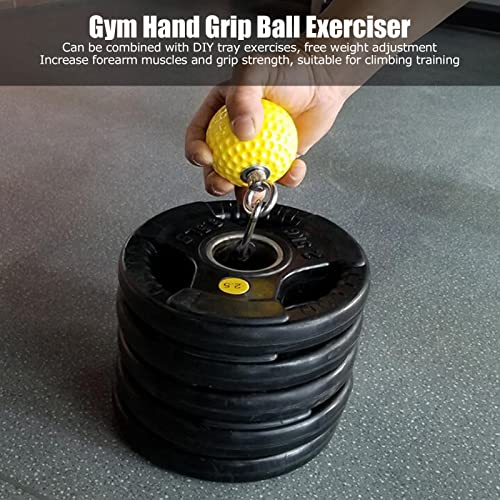 1 Pair Set Climbing Pull Up Power Ball Hold Grips, Non Slip Rock Climbing Holds Pull Up Power BallDurable and Non Slip Hand Grips Strength Trainer Exerciser - size: 72mm model