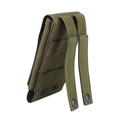 Tactical MOLLE Smartphone Holster, Universal Army Mobile Phone Belt Pouch EDC Security Pack Carry Accessory Kit Blowout Pouch Belt Loops Waist Bag Case for iPhone SE 5S Samsung Galaxy S4 Mini - color: #C (Small)