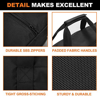 Sports Duffle Bag - Extra Large Travel Duffel Luggage Bag with Upgrade Zipper, Sturdy & Water Resistant, Black (Black 47inch 2Pack) - size: 47" x 13.7" x 17.5" 2Pack