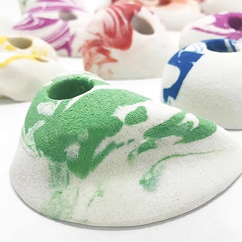 Rock Wall Climbing Holds Kids, Resin Climbing Hold Kits, Outdoor Playground Pastel Climbing Set, Home DIY Rock Climbing Wall (Color : 5pcs, Size : Plank Installation) - size: Plank installation