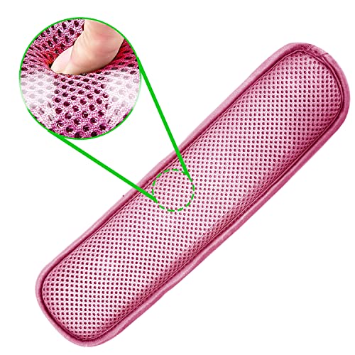 ZINZ Universal Shoulder Pad with Ultra Thick Cushion for Bag Luggage Bag Crossbody, Plus Long & Anti-Slip & Breathable,Pink - color: Pink