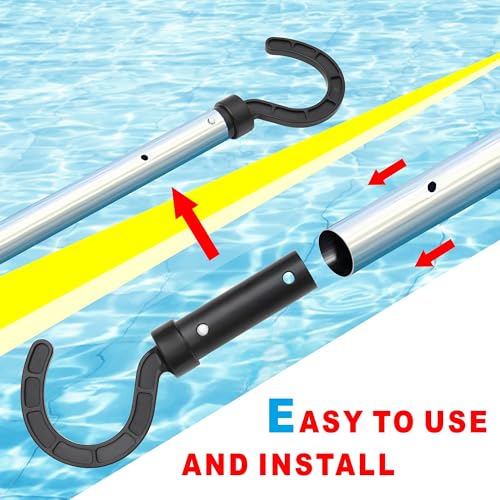 Hook for Robotic Pool Cleaner, 2 Pack | Universal Compatible with All Robot Swimming Pool Cleaners,ABS Material