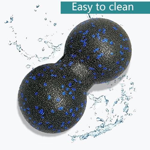 Peanut Massage Ball, Double Lacrosse Foam Roller for Physical Therapy, Firm | Deep Tissue Exercise, Myofascial Release, Muscle Knots Acupoint Relief, Trigger Point Tool for Neck Back Feet Waist Pain