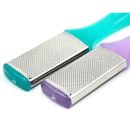 rosenice Dual-Sided Pedicure Foot File 6.69 Inch Portable Foot Rasp with Mesh and Sandpaper Sides for Callus Removal and Smooth Skin Care