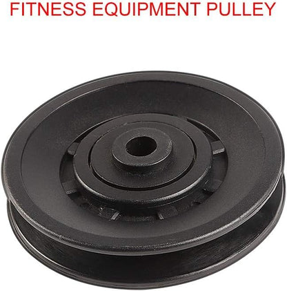 90mm(3.54inch) Universal Bearing Pulley Wheel for Cable Machine Gym Equipment Part Garage Door (2 PCS) - color: 90mm-2 PCS-P